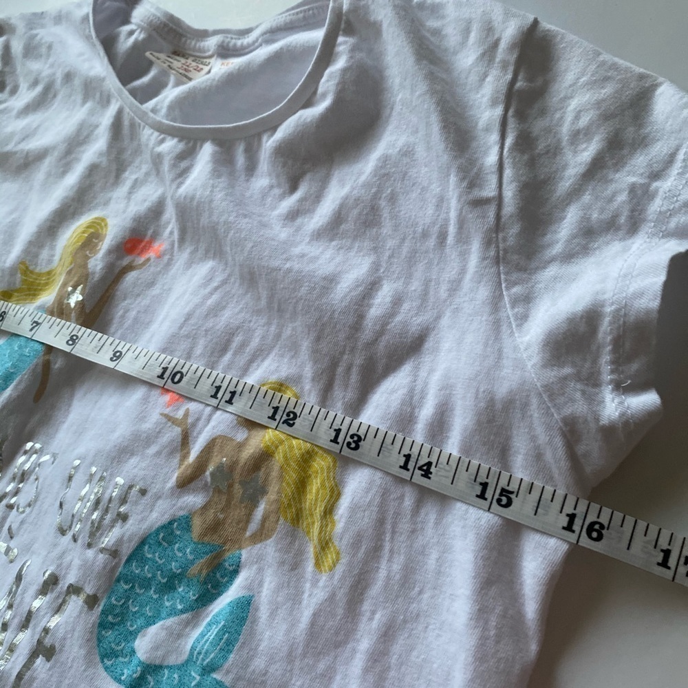 Zara mermaid tie front short sleeve top 11/12 - Picture 2 of 7